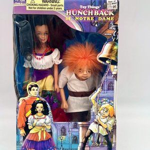 NIB Esmeralda & Quasimodo dolls,  1980s, Toy Things,